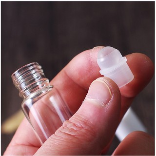 Chai Chiết Nước Hoa Thủy Tinh 10ML Dạng Bi Lăn Siêu Xinh Nắp Vàng hoặc Bạc