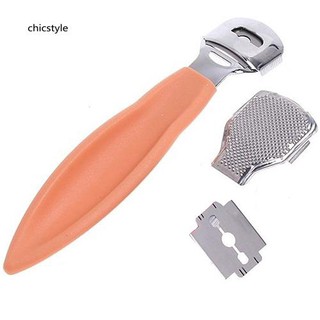 CCS _ Dụng cụ mỹ phẩm Dụng cụ làm móng chân ngô Dụng cụ tẩy vết chai với 10 lưỡi dao