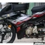 Tem rời Y15ZR đen đỏ xám in UV cao cấp, Dán xe Exciter 150 đời 2016-2019 màu đen. Mẫu decal hoa văn chìm ẩn