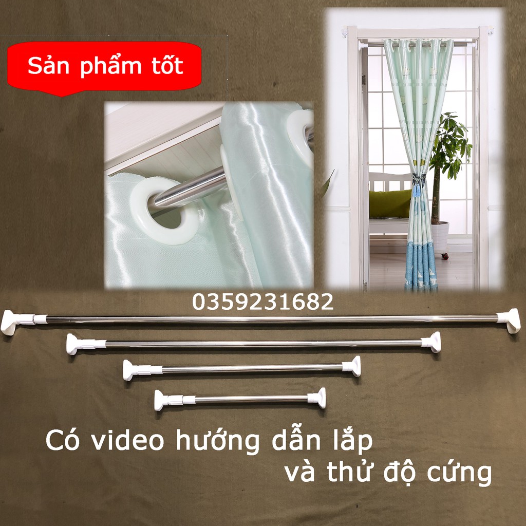 THANH TREO RÈM, MÀN CỬA, KHÔNG CẦN KHOAN, TREO ĐA NĂNG | Shopee Việt Nam