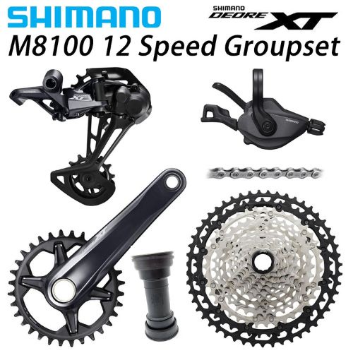 Group Shimano Deore XT M8100 1x12 Tốc Độ Chiều Dài Đùi 170Mm 34T Líp 10 ...