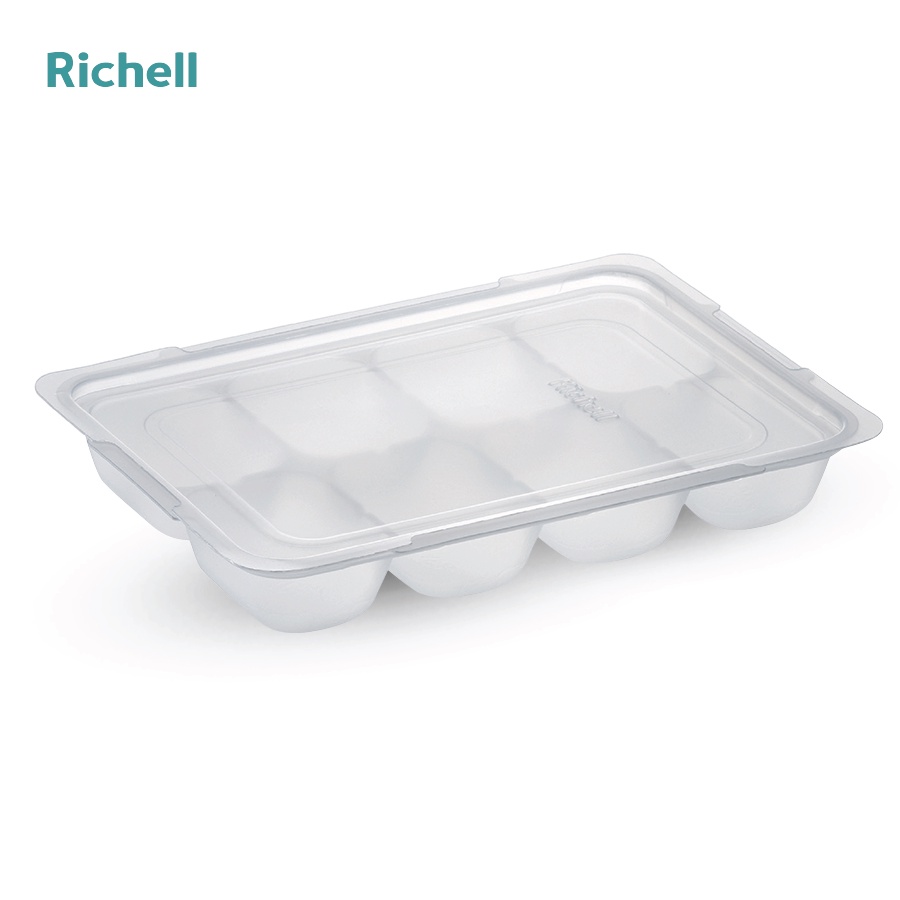 Bộ 2 khay trữ đông thức ăn dặm Richell 25ml nhựa cao cấp dùng được lò vi sóng