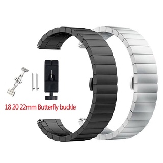 Dây Đeo Bằng Thép Không Gỉ Cho Đồng Hồ Thông Minh Samsung Galaxy Watch 3 45 41mm /Active2 Huawei Watch GT2 46mm