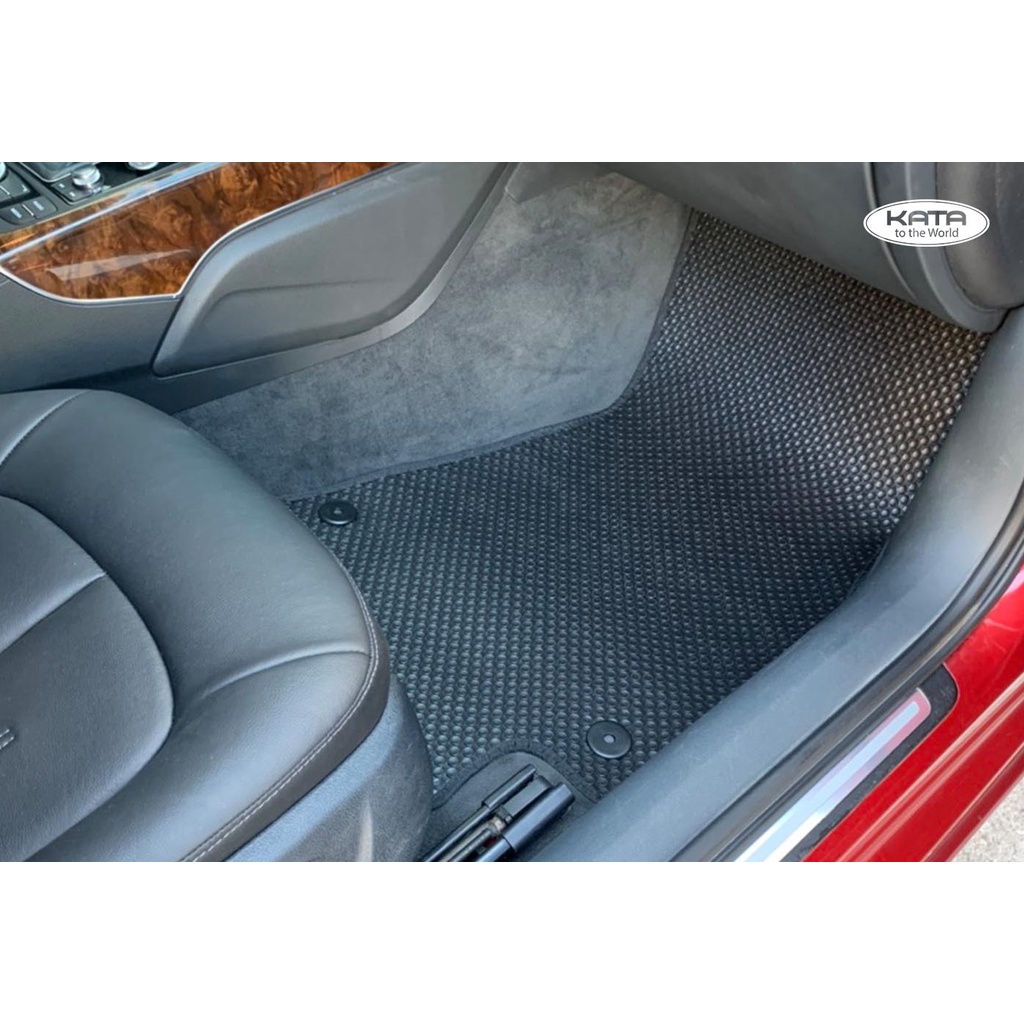 Thảm lót ô tô KATA cho xe Audi A6 (2011 - 2019)  - Khít với sàn, Chống trơn, Không mùi, Không ẩm mốc