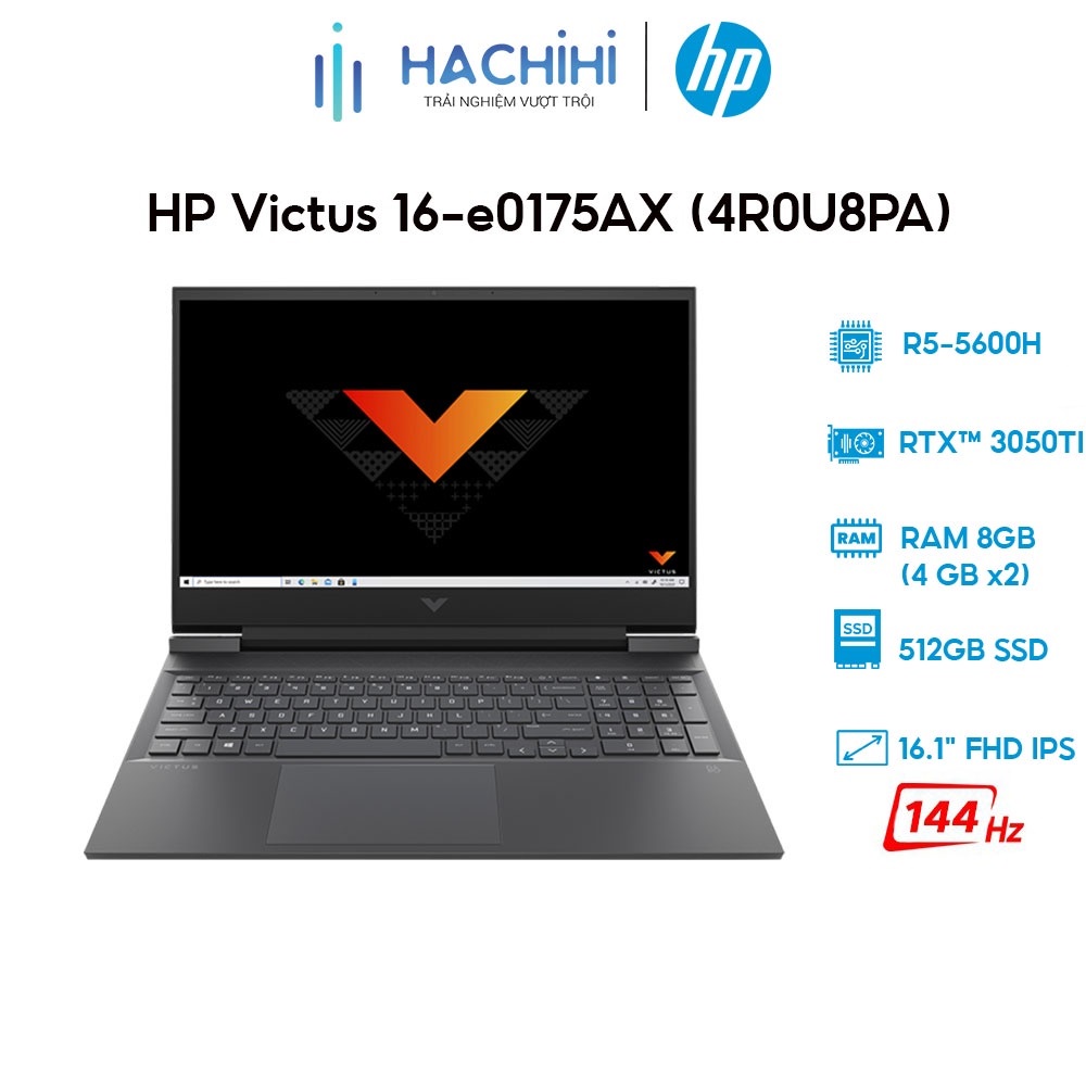 Laptop HP Victus 16-e0175AX R5-5600H 8GB 512GB 32GB VGA RTX 3050 4GB 16 ...