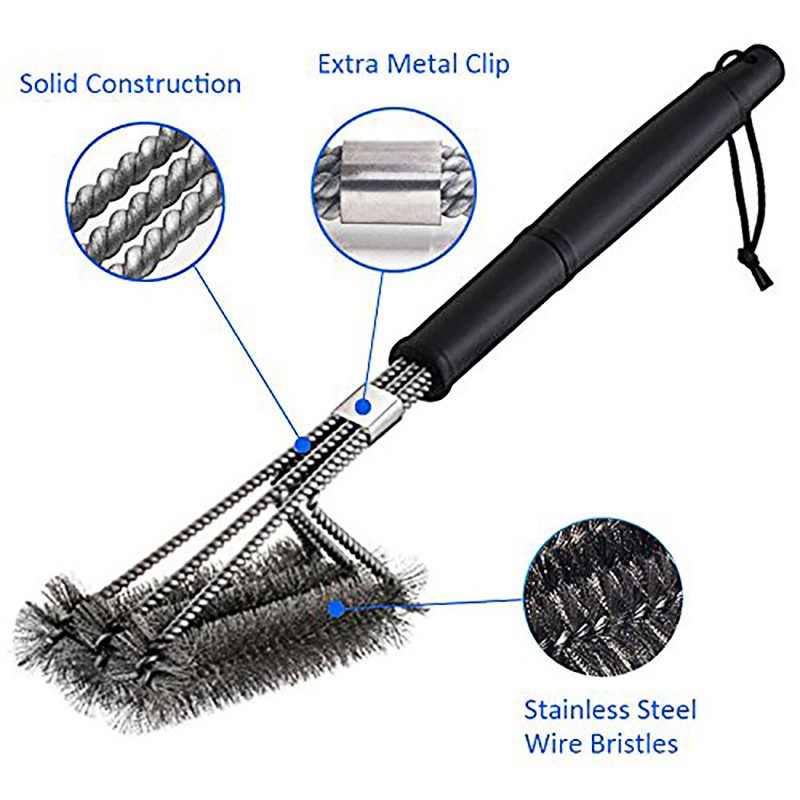Ảnh Bàn Chải Walfos Làm Sạch Vỉ Nướng Chất Lượng Cao 2