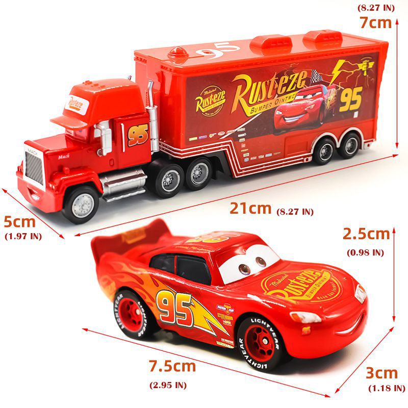 Đồ chơi ô tô đua xe Mc Uncle + Mcqueen Roadblock cho trẻ em / người lớn