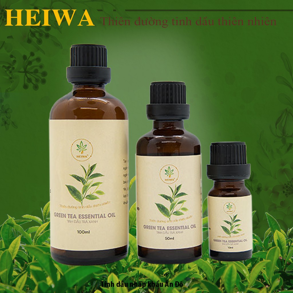 Ảnh Tinh dầu Trà xanh HEIWA nhập khẩu Ấn Độ có giấy kiểm định, dung tích 50ml 4