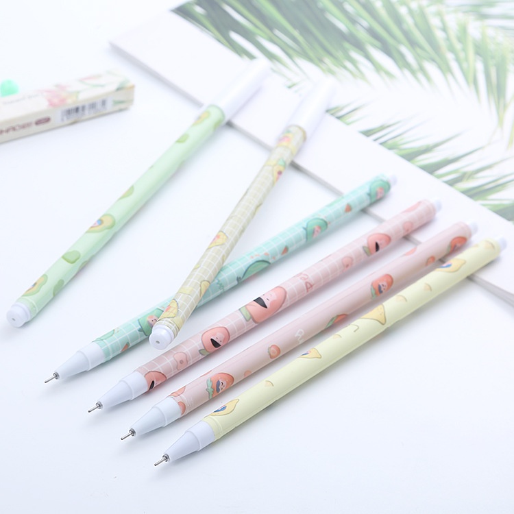 🖊️ COMBO 3 BÚT BI NƯỚC MỰC ĐEN – NGÒI NHỎ – IN HÌNH DỄ THƯƠNG 🎀