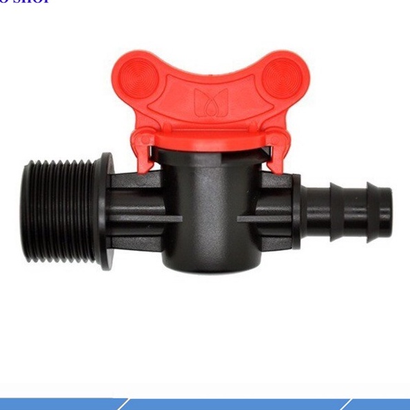 10 cái [ 10 cái ] Van Khóa Ống PE/Ldpe 16mm-20mm, Ren Ngoài 21- đầu nối 16mm,20mm , ren 27-25mm(Khởi Thủy 16mm, 20mm)