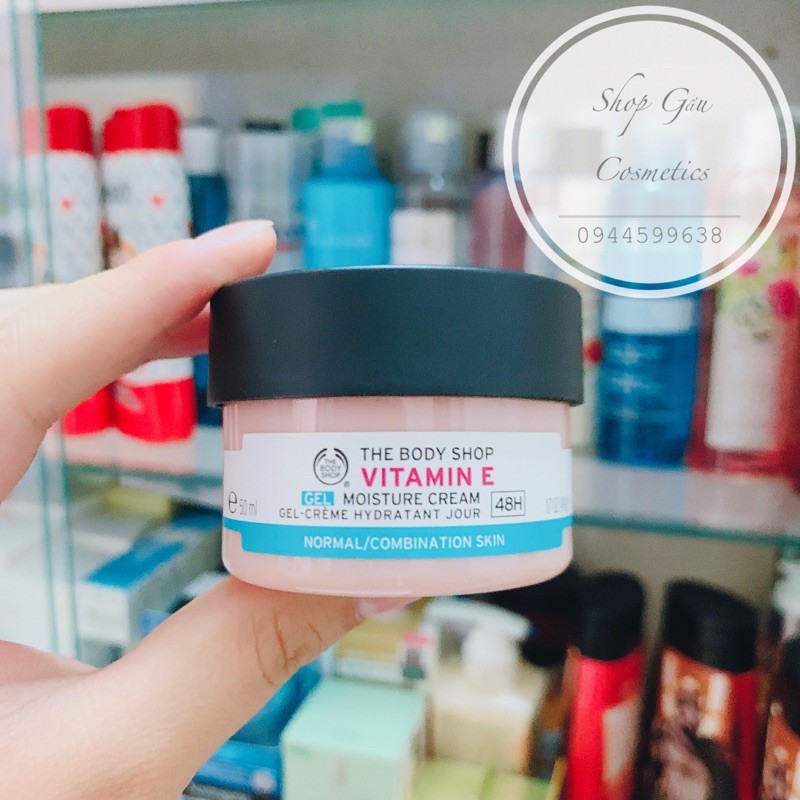 GEL DƯỠNG ẨM THE BODY SHOP VITAMIN E GEL MOISTURE CREAM 50ML. Shopee
