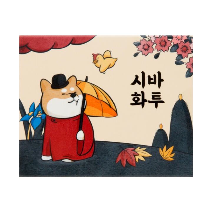 Bộ Bài Hoa Hanafuda ARTBOX Hàn Quốc Minh Họa Hình Cún Inu Shiba