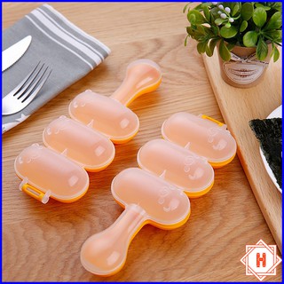 Khuôn lắc cơm bento tạo hình tròn kèm thìa Siêu_Rẻ { H }