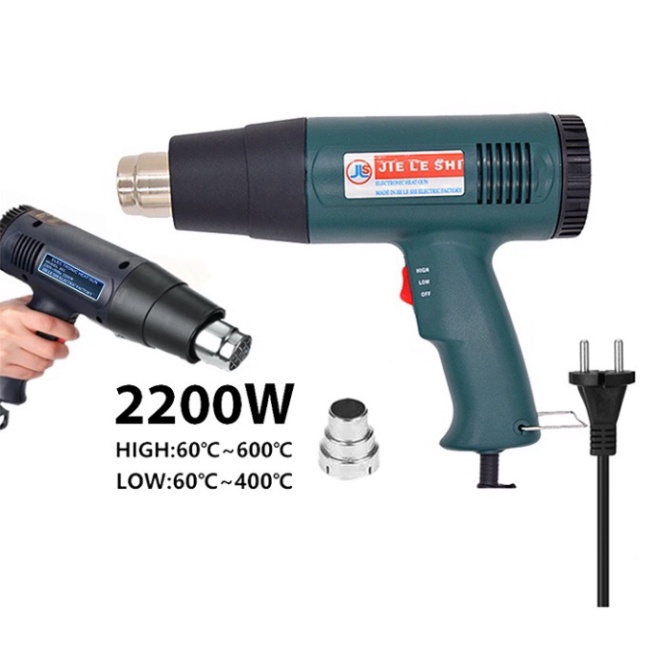 Máy khò nhiệt cầm tay DORON 2200W công suất cực lớn, hai chế độ gió
