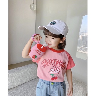 AT19-[tomnaukid] Áo thun cộc tay bé gái vải cotton siêu đáng yêu - Size 9-28Kg