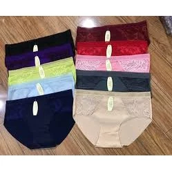 ⭐ HÀNG SỊN ⭐ Set 5 Quần Lót Nữ Cotton Cao Cấp Cạp Gắn Nơ Co Giãn 4 Chiều - mặc thỏa mái