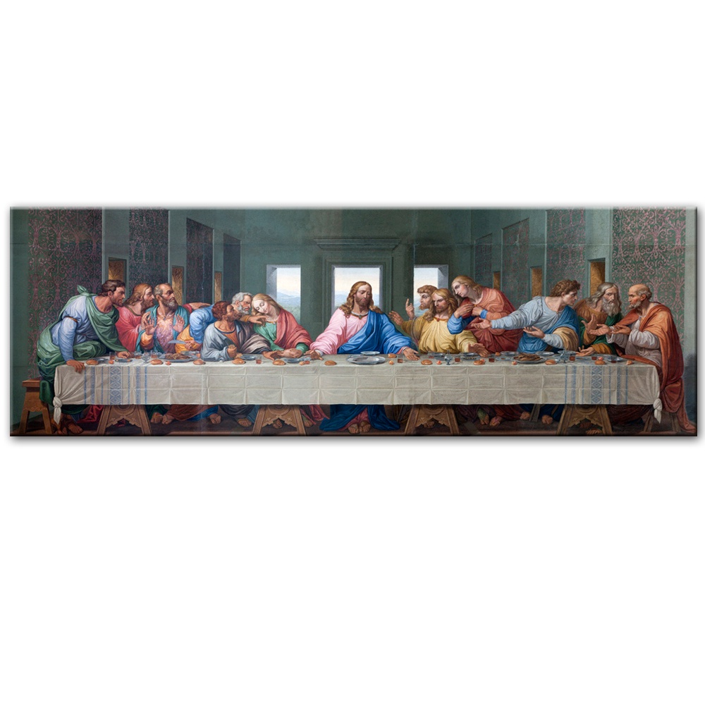Bữa Tối Cuối Cùng Canvas Tranh Nghệ Thuật Sinh Sản Cổ Điển Nghệ Thuật Treo Tường In Hình Của Da Vinci Christian Trang Trí Treo Tường Poster Nghệ Thuật Hình Ảnh