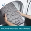 Thảm tắm DWEL Thảm gia đình Hấp thụ nước Đá cuội chống trượt dập nổi