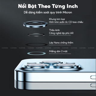 Kính Cường Lực Camera iPhone 17 Pro Max Viền Nhôm CNC