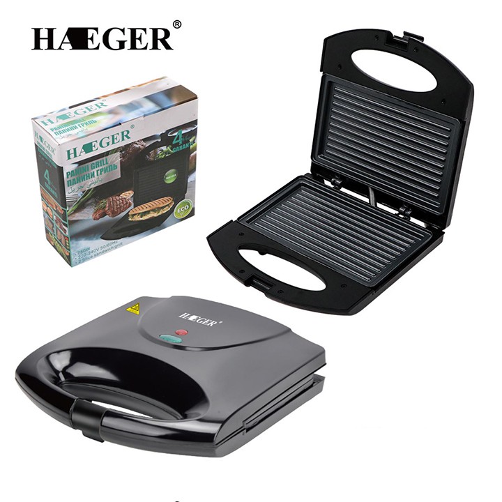 Máy nướng bánh mì HAEGER RAF 750W màu sắc hiện đại, kiểu dáng sang trọng