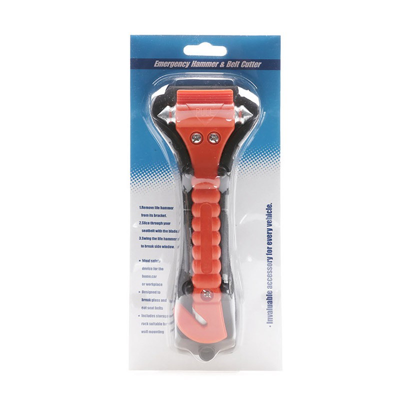 Búa Thoát Hiểm 2 Đầu Kèm Dao Cắt Dây An Toàn CIND 835