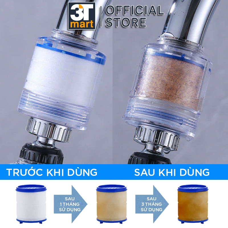 Ảnh Bộ LỌC KHỬ CLO DƯ trong nguồn nước gắn vòi C'MON BLC-01 3