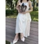 Giày cao gót Annmodels slingback khoét eo mũi nhọn phối dây hở gót cao 2cm _Min331