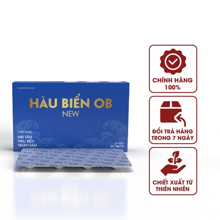 Ảnh HOBN-Hàu Biển OB NEW Grow Green AZ- Cải thiện tận gốc rối loạn cương dương - Dứt điểm xuất tinh sớm ( hộp 20 viên ) 1