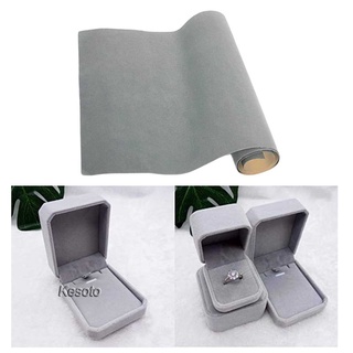 [Kesoto] Mặt sau Tấm tự dính Velour Craft Sticker Màu đỏ