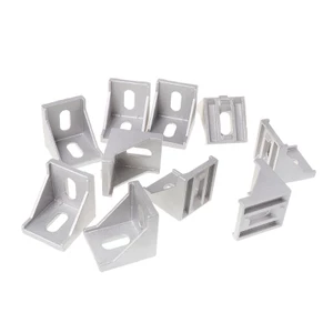 Yoo 10 Chiếc 4040 Thắt Lưng Lắp Góc 40x40 L Đầu Nối Góc Nhôm Giá Đỡ Khớp