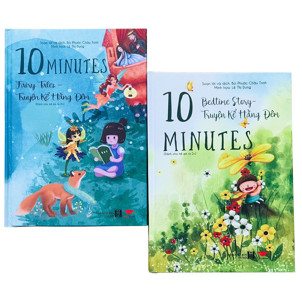 [Mã BMLTA35 giảm đến 35K đơn 99K] Sách: Truyện kể hàng đêm - Combo 2 cuốn - 10 minute fairy tales và bedtime stories
