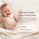 camera trông trẻ không dây pin sạc ip wifi ezviz BM1 phát hiện tiếng khóc ,chuyển động trông em bé , báo động ra phạm vi — ảnh 5
