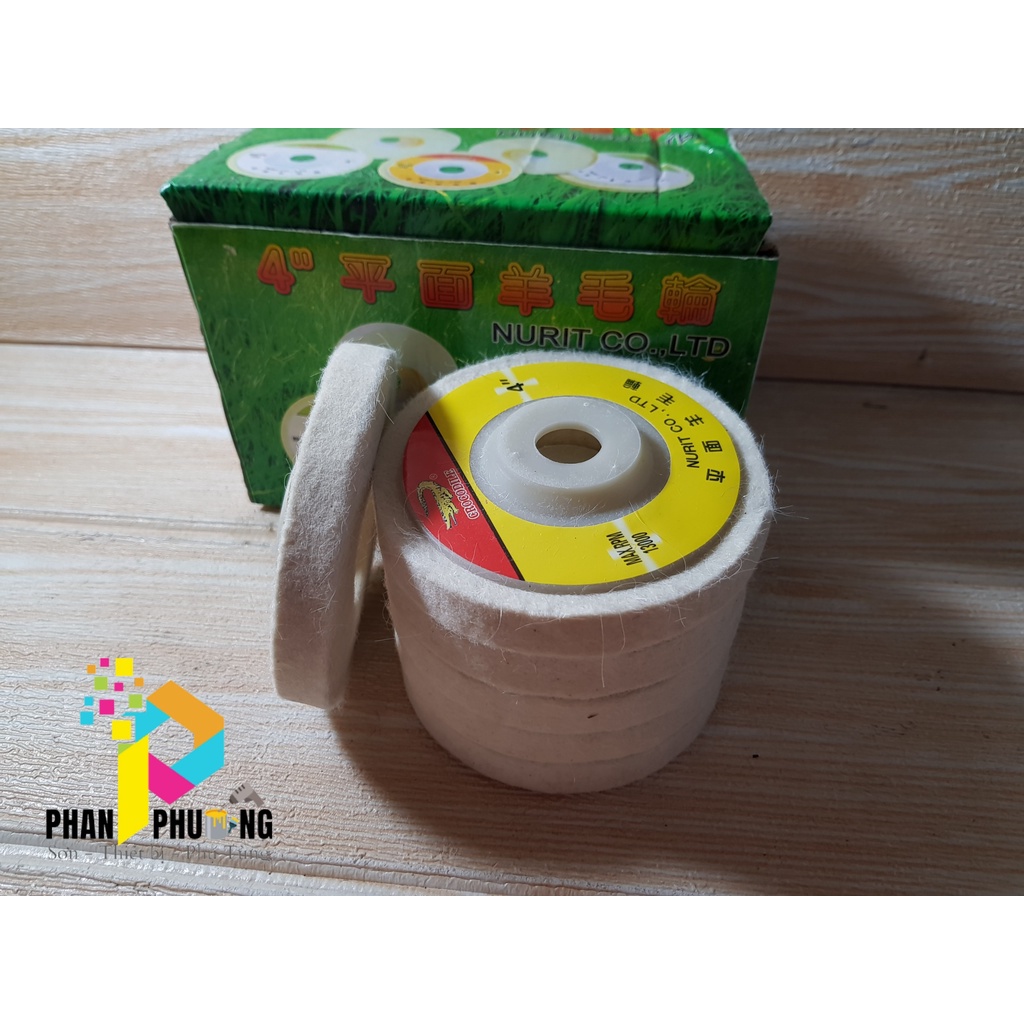 5 MIẾNG NỈ ĐÁNH BÓNG CON CÁ SẤU NURIT 100*12mm