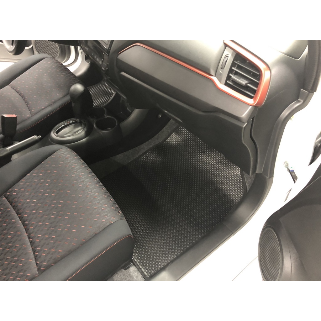 Thảm lót ô tô KATA cho xe Honda Brio (2019 - 2024) - Khít với sàn, Chống thấm, Không mùi, Không ẩm mốc