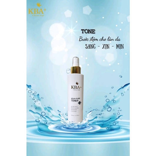 Nước Hoa Hồng Trắng Da KBA lọ 200ml