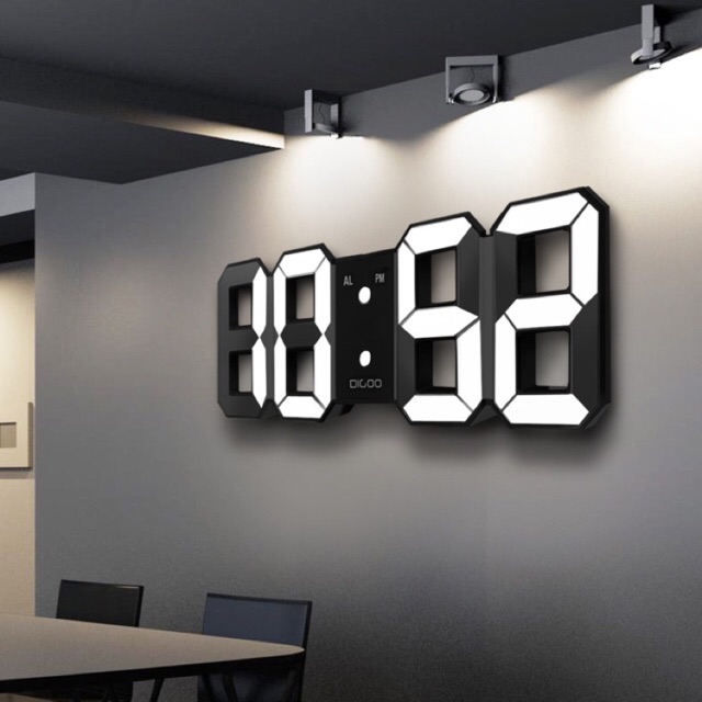 Đồng hồ 3D Led - Treo tường -Để bàn - Trang trí nhà cửa | Shopee ...