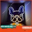 Đèn Trang Trí Led Neon Hình Chó Pháp - Đèn Led Neon Hình French Bulldog