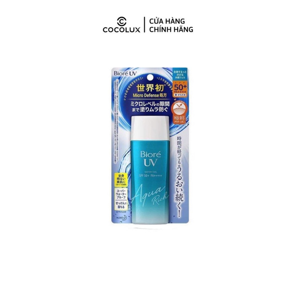 Gel Chống Nắng Dưỡng Ẩm Biore UV Aqua Rich Watery 90ml Cocolux