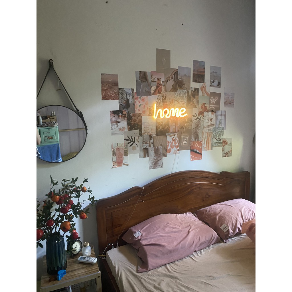 Postcard decor dán tường sticker vintage cute decal theme Pinky mẫu 3 1303 | BigBuy360 - bigbuy360.vn