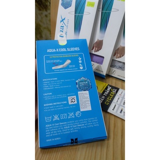 Ống tay Hàn Quốc AQUA-X ICE SKIN- UV CUT ARM (Cặp)