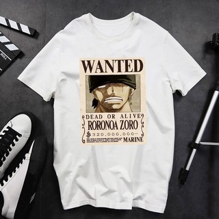 BST ÁO THUN ONE PIECE TRUY NÃ BĂNG MŨ RƠM SIÊU ĐỘC | ÁO LUFFY ONE PIECE WANTED TSHIRT OP18