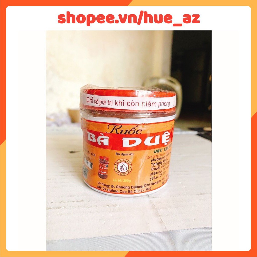 Mắm ruốc Bà Duệ nhỏ 200g 💕 Đặc sản Huế 💕