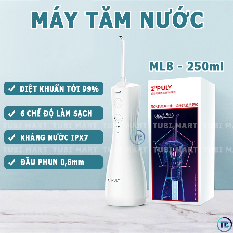 [ENPULY] Máy tăm nước Xiaomi Enpuly M6 Plus- Xịt vệ sinh răng miệng ...