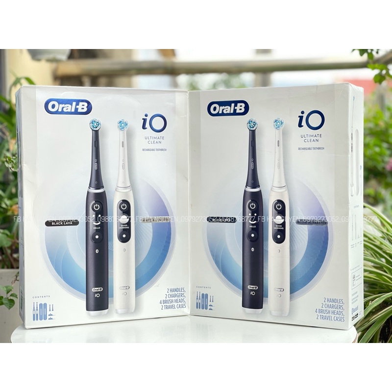 Bộ Đôi Bàn Chải Điện OralB iO ( IO 6) Ultimate Clean Rechargeable