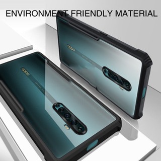 Ốp Acrylic Cho OPPO Reno 2 2Z 2F 3 4 5 6 A8 A31 A53 A32 A33 A53s Reno 8T 4G 5G Reno 6Z Ốp điện thoại Lưỡi Trong Suốt Mặt Sau Chống Sốc Góc Mỏng