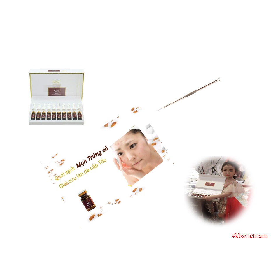 [Hàng chính hãng]Tế bào gốc mụn KBA (acne c ampoule)