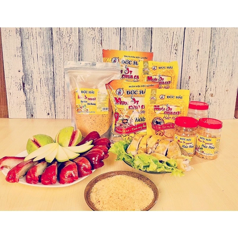 Muối tôm Tây Ninh Đức Hải 500g hạt to siêu thơm ngon