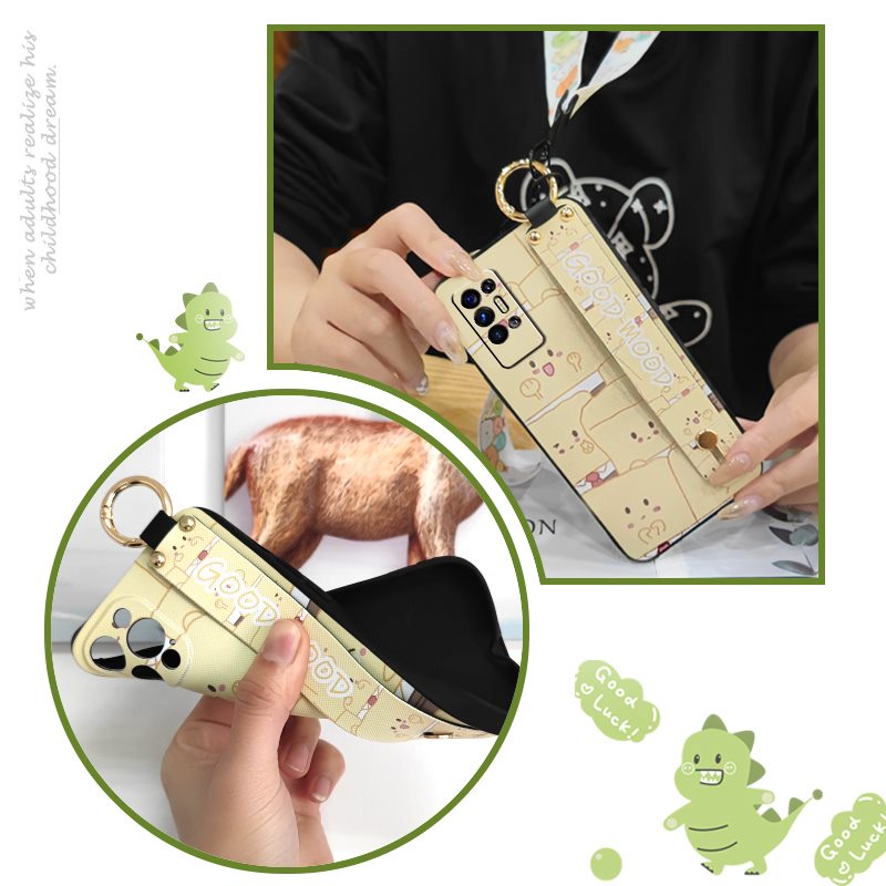Bền Đẹp Cho Người Phụ Nữ Ốp Lưng Điện Thoại Tecno Pova2 / LE7 Ốp Mềm Chống Sốc Chân Đế Chống Bụi Bẩn Dây Silicon