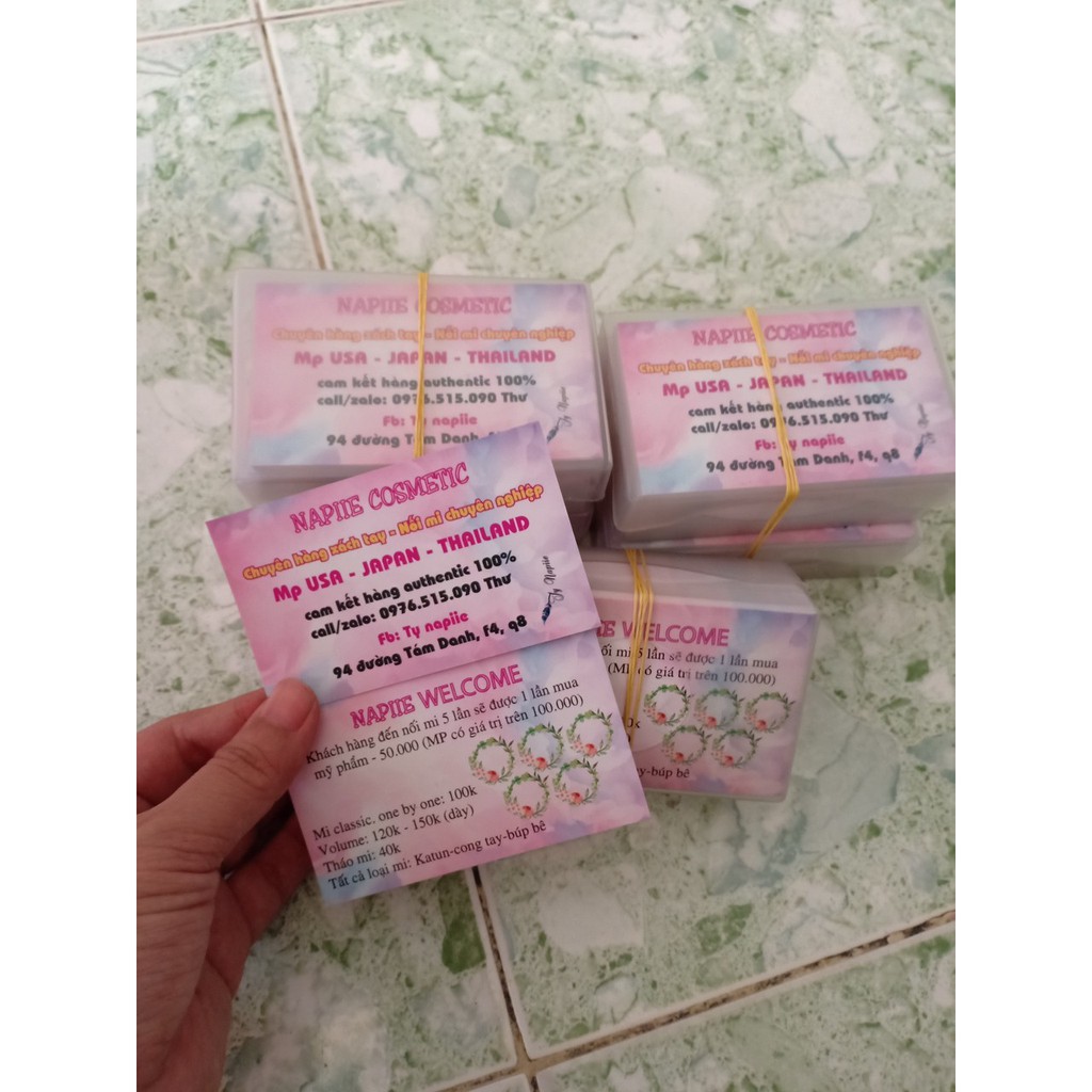 [GIÁ TẬN XƯỞNG] IN DANH THIẾP NAME CARD GIÁ RẺ- 500 CÁI