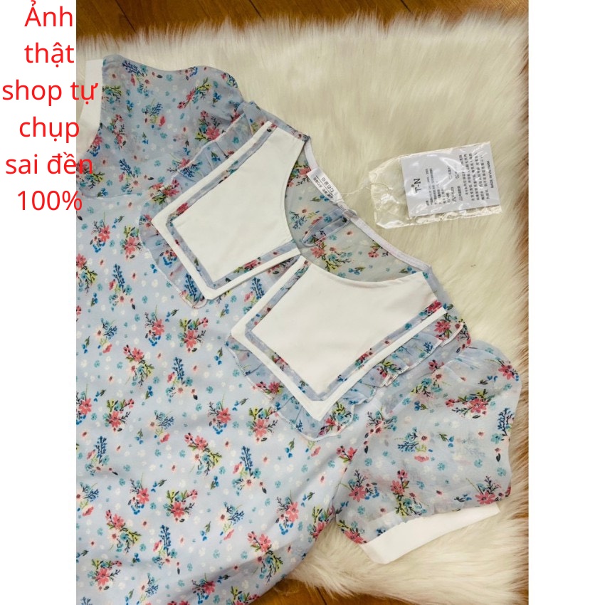 (XẢ LỖ )Váy bầu-đầm bầu hoa nhí Q0004 [ảnh và clip thật]